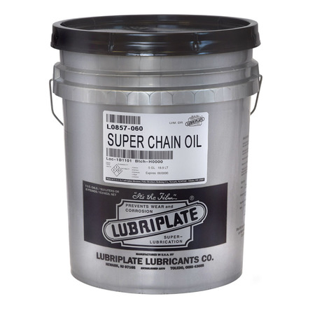 Super Chain Oil, 5 Gal Pail, Iso-220 Graphite Fortified Oven Chain Fluid -  LUBRIPLATE, L0857-060